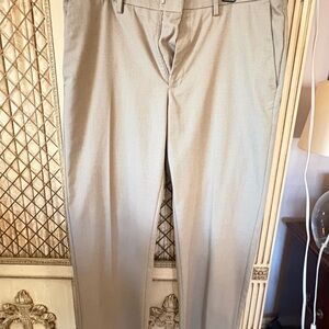Haggar Men's Classic Beige Dress Pants